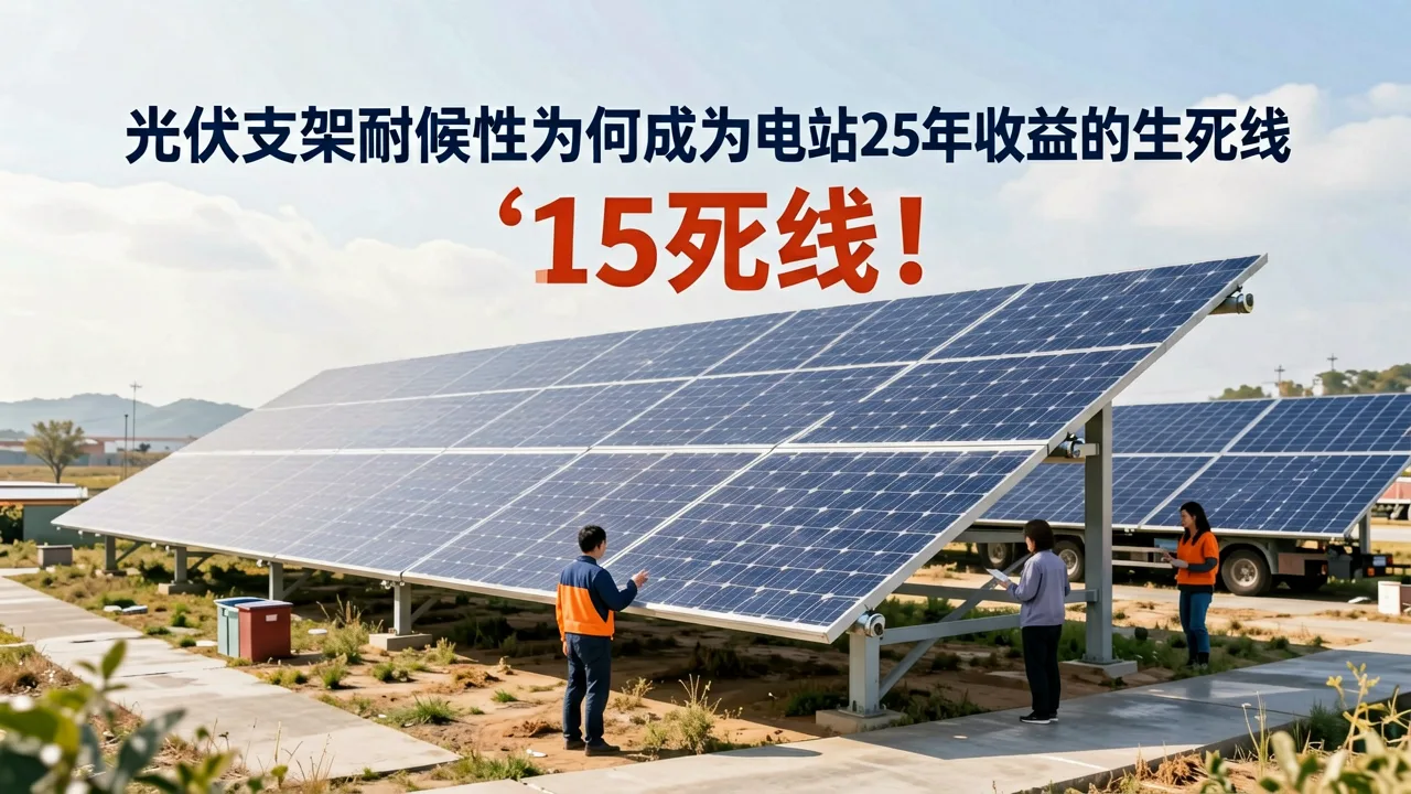 光伏支架耐候性为何成为电站25年收益的生死线